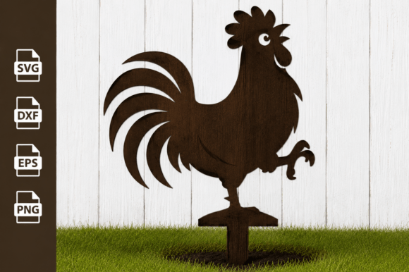 Download Chicken Garden Stake Laser Cut Files - Laser cut files Collection